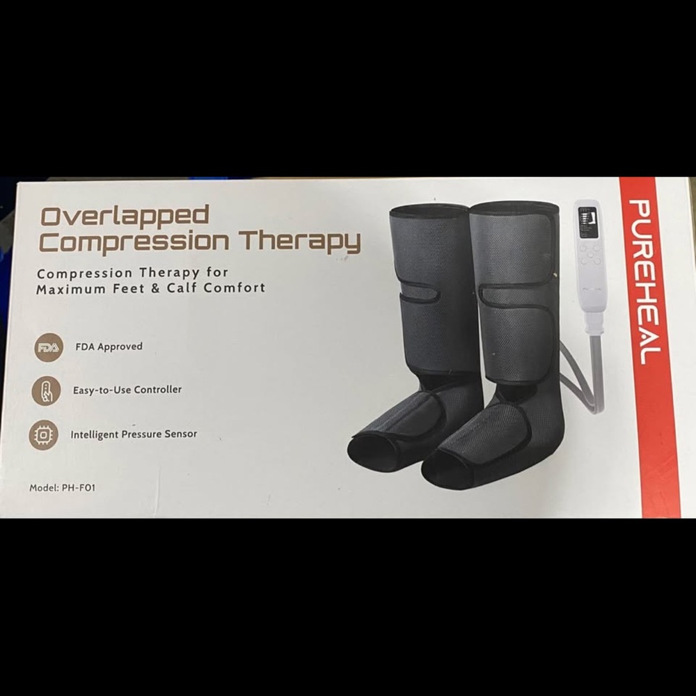 NEW Leg Massager for Circulation and Pain Relief - Compression Leg Boots